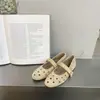Zapatos Planos Mary Jane de una Sola Correa Estilo Dulce Calados para Mujer, Nuevos Zapatos de Ballet Estilo Hada Verano 2026