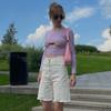 Top corto ajustado con cuello redondo y manga larga con aberturas para niña, moderno y de verano, ropa europea y americana para mujer