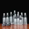 Spot 50 100ml Botella de Plástico PET Transparente Botella con Atomizador Doméstica Portátil Pequeña Botella con Atomizador Botella para Alcohol Loción