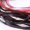 Correas de Cuero PU al por Mayor, Cordones de Cuero, Correas Planas, Tiras de Cuero, Accesorios para Ropa, Cinta de Cuero, Tiras Plegadas
