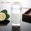 Copo de Licor Quadrado de Vidro Transparente com Fundo Plano, Copo de Bebida Espirituosa, Copo de Bar, Copo de Uísque, Copo de Água, Vidro Resistente ao Calor