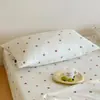 Funda de almohada hipoalergénica 100% algodón, gasa de doble capa, funda de almohada de algodón puro, 48*74, tamaño individual, diseño de dibujos animados, funda de almohada para niños, se vende individualmente