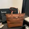 Bolsa de mano casual estilo coreano para mujer, nuevo bolso de mano vintage, bolso de hombro de moda de gran capacidad para el trabajo