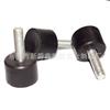 Anclaje redondo de plástico de 25 mm-m8-m10 pie ajustable de plástico pie nivelador de muebles Pie