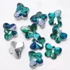 Amazon Nuevo Vidrio de Cristal 14mm Colgante Mariposa Colgante Pendientes Coloridos Collar diy Accesorios Hechos a Mano