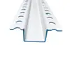 Tira em forma de J canaleta em forma de U tira de acabamento PVC teto canaleta decorativa teto linha de gotejamento tira divisória tira de borda tira de moldura