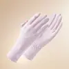 Guantes de Protección Solar de Verano para Mujer, Seda de Hielo para Ciclismo, Delgados, Antideslizantes, Transpirables, para Manicura, Anti-UV, Sin Dedos, para Conducir en Verano