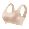 Conjunto de Sutiã Esportivo Vermelho para Mulheres, Sem Costura, Anti-Queda, Estilo Fino