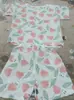 Conjunto Curto de Algodão Nuvem Estilo Novo Primavera e Verão Conjunto de Duas Peças de Roupas Infantis Meninos e Meninas Roupas de Casa Roupas de Bebê