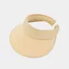 Sombrero de protección solar UV estilo Zhao Lusi para mujer, sombrero solar de seda helada para exteriores de verano, sombrero de ala ancha para proteger la cara, con parte superior abierta