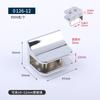 Clip de Vidrio de Aleación de Zinc Accesorios de Herrajes para Muebles Clip de Fijación para Vidrio Plano de 8 mm Clip Laminado de Aleación de Zinc Clip para Vidrio