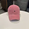 Gorra de Béisbol Cepillada Otoño e Invierno para Mujer, Versátil Estilo Coreano Pequeña Letra C Juventud Calle Visera Curva para Estudiantes Parejas, Hace que la Cara se Vea Más Pequeña