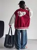 Chaqueta de Primavera y Otoño para Niñas 2026 Nueva Moda Casual Holgada para Niños, Chaqueta de Béisbol de Otoño para Niñas Tallas Medianas y Grandes
