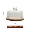 Venta Caliente Transfronteriza Cubierta de Vidrio de Alto Valor Exhibidor de Frutas Panes Postres para el Té de la Tarde Plato Transparente a Prueba de Polvo para Frutas Estante para Pasteles