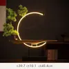 Nuevo Adorno Estilo Zen Chino Hogar Sala de Estar Mesa de Entrada Anillo de Luz Creativo Habitación Modelo Decoración Suave Exhibición