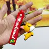 Nuevo Llavero Femenino Lindo Muñeco de Nieve Anciano Muñeca Colgante para Mochila Escolar Masculina Pareja Fábrica Colgante de Árbol de Navidad Dibujos Animados