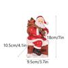 Adornos de resina de Papá Noel para la sala de estar, decoraciones navideñas, regalos festivos europeos transfronterizos.