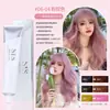 Salón de belleza especial crema de tinte para el cabello de un solo tono barbería tinte para el cabello tinte para el cabello Salón Profesional cobertura canas color de moda crema venta al por mayor