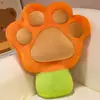 Almohada Larga de Pata de Gato para Niñas, Almohada de Dormir con Forma de Pata de Helado, Almohada para Abrazar las Piernas, Cojín de Cabecera para Dormir de Lado Extraíble y Lavable