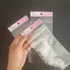 Saco de cartão transparente com abertura superior opp filme de liberação opp saco de cartão de fácil rasgo saco de cartão com furo para pendurar impressão colorida opp