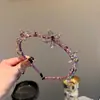 2026 Nova Faixa de Cabelo da Moda Exquisita Cravejada de Cristal para Mulheres, Grampo de Cabelo High-End Estilo Francês de Luxo Leve, Faixa de Cabelo Vintage