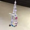 Corrente de Celular Feminina com Contas, Cordão Estilo Ins, Pulseira de Pulso, Pingente de Câmera CCD, Corrente de Laço, Pingente de Bolsa, Chaveiro