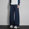Pantalones de registro de algodón elástico personalizados/de venta caliente para otoño con remaches, nuevos pantalones de trabajo funcionales para hombre en blanco y gris