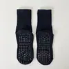 Calcetines de Yoga, Calcetines Antideslizantes de Silicona para Piso de Media Pantorrilla, Calcetines Largos para Fitness Pilates, Calcetines Deportivos Versátiles para Aeróbicos para Mujer