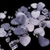 Muestra de Piedra de Hielo para Vino Dulce con Forma de Corazón, Artesanías de Piedra de Mármol Natural, Cubitos de Hielo para Vino Tinto, Whisky, Cerveza, Congelación Rápida