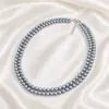 Collar de perlas de imitación de doble capa, accesorios de cheongsam de dos capas, cadena de cuello multicapa para mujer, cadena de suéter de dos filas