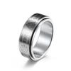 Anillo Rotatorio de Acero de Titanio con Texto Vikingo Nórdico de Amazon, Rune del Colimbo, Descompresión, Pieza de Mano para Hombre