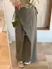 Liquidación, Sin Devoluciones ni Cambios. Diseño Elegante Estilo Coreano, Falda Lápiz Bodycon con Correa Larga, Primavera 80142