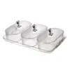 Frete Grátis, Prato de Lanche para Chá Exquisito e de Alto Padrão, Mesa de Centro para Sala de Estar, Prato de Lanche de Plástico, Luxo Acessível e de Alto Valor para Lanches Domésticos