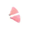 Franja Pequena de 3cm DIY para Roupas Pingente de Franja Colorido Argola para Pendurar Franja Feita à Mão Marcador de Página Acessórios de Vestuário Franja Venda por Atacado