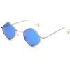 Nuevas Gafas de Sol Oceánicas de Venta Caliente Gafas Poligonales Europeas y Americanas de Cinco y Seis Gafas de Sol Retro Gafas Planas para Hombres y Mujeres