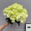 Flores Artificiales, Ramo de Hortensias de 5 Cabezas, Verano Interminable, 27 Piezas, Materiales Florales para Decoración de Bodas y Hogar, Flores de Cinco Cabezas