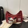 2026 Nuevo Modelo Bolso Baguette Transparente Moda Trendy Bolso Ita Hombro Único Cruzado Estilo Anime Bolso de Mujer Bolso Calle Muñeca