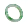 Anillo de Jade Moderno, Anillo de Flor de Jadeíta, Anillo Completamente Verde Morado Tipo Hielo, Anillo Colorido DIY, Anillo de Jadeíta de Cuarcita