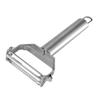 Cuchillo Pelador de Acero Inoxidable Cuchillo Pelador de Patatas Doméstico Multifuncional Pelador de Frutas y Verduras Artefacto para Hacer Seda Cocina