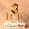 Velas de Cumpleaños con Números Serie Ópera al por Mayor Transfronterizo del Fabricante Xiyin Pasteles de Cumpleaños para Fiestas Venta Caliente Transfronteriza