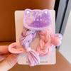 Kuromi Faixa de Cabelo Rabo de Cavalo Infantil Elástico Alto Elástico Elástico Corda de Cabelo Feminino Acessório de Cabelo Bonito Elástico do Bebê Acessórios para o Cabelo