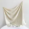 Pañuelo cuadrado de satén de 90 cm de color sólido para mujer transfronterizo, pañuelo para el cuello, pañuelo para la cabeza, satén, moda, brillante, seda, fabricantes, venta al por mayor