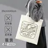 Bolsa de lona bolsa de tecido publicitária expressa padrão bolsa de mão bolsa de compras logo promocional outro pode ser personalizado