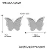 Roda Gigante Europeia e Americana Ins Estilosa Fosca Borboleta Colar Anel Brincos Aço Inoxidável Moda Versátil Joias