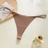 Pantaleta Sexy de Nuevo Estilo Transfronteriza Sin Costuras con Tira Fina y Hebilla para Niñas, Ropa Interior de Fitness, Tangas de Algodón Puro de una Sola Pieza para Mujer