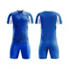 Roupas de Futebol Estampadas para Crianças Classe A Conjunto Esportivo Camisa de Manga Curta Masculina e Feminina Roupas para Acampamento de Treinamento de Estudantes Equipe de Competição