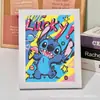 Nova Pintura de Diamante 5D de Desenho Animado Kapibala com Porta-Retrato DIY Brinquedo Educacional Infantil Presente Pintura com Adesivo de Diamante
