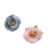 Flores de seda sintética frescas de primavera e verão, cabeça de flor de rosa, guirlanda DIY feita à mão, acessórios de cabelo Joker, acessórios de vestuário, atacado
