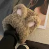 Chapéu de Pelúcia com Orelhas de Coelho Coreano para Mulheres, Chapéu de Tricô Quente para Outono e Inverno, Doce e Fofo para Proteção das Orelhas de Estudantes, Forrado com Fleece para Prevenir o Frio