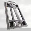 Carrito de Transporte Plegable de Alta Resistencia para Obra de Construcción Remolque Manual Carrito de Plataforma Carrito Portátil para Exteriores